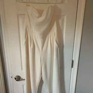 White jumpsuit size 12